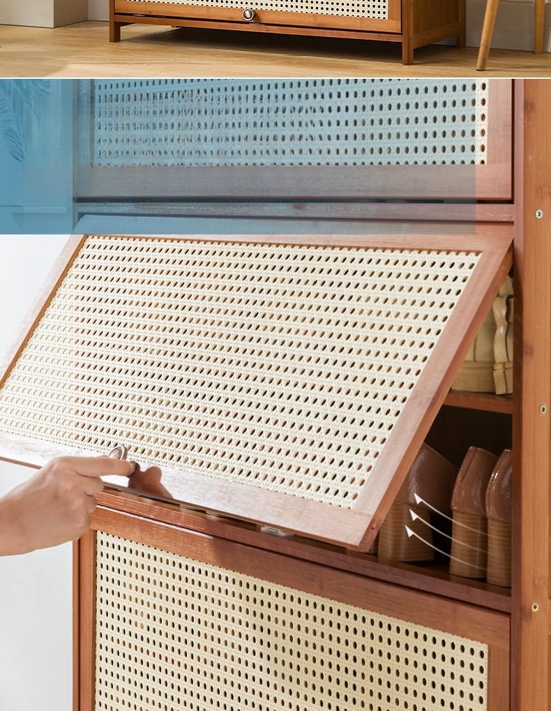 KUZRZNH 下駄箱 竹製 靴置き シューズラック 靴箱 シューズボックス Amazon｜KUZRZNH 下駄箱 竹製 大容量 靴置き シューズラック 省